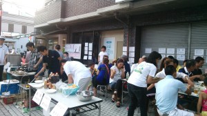 Shopping Street Event 7/19 "Tanabata Beer Garden" Helping